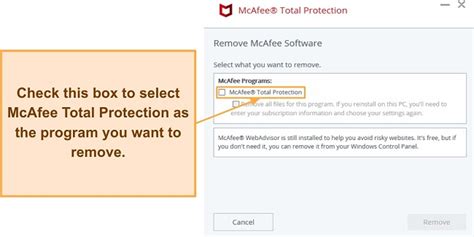 mcafee total protection uninstaller|How to Uninstall McAfee Antivirus: Easy Remove .